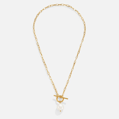Eva Süßwasserperlen Goldkette