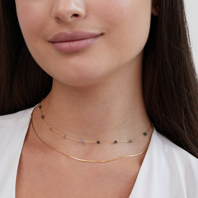 Schichtkette Alana Gold & Stein